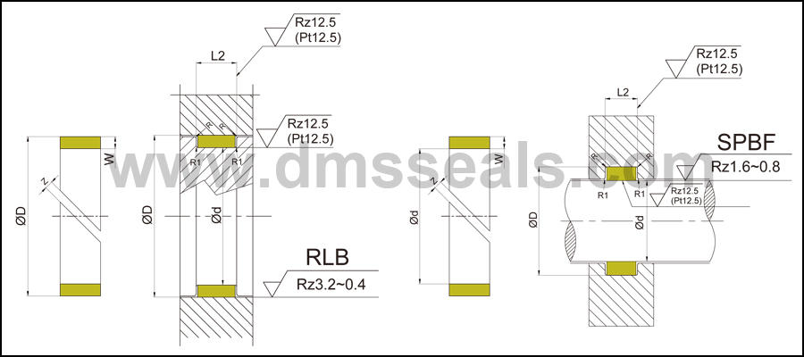 hydraulic bearing element guide strip as the guide sleeve-1