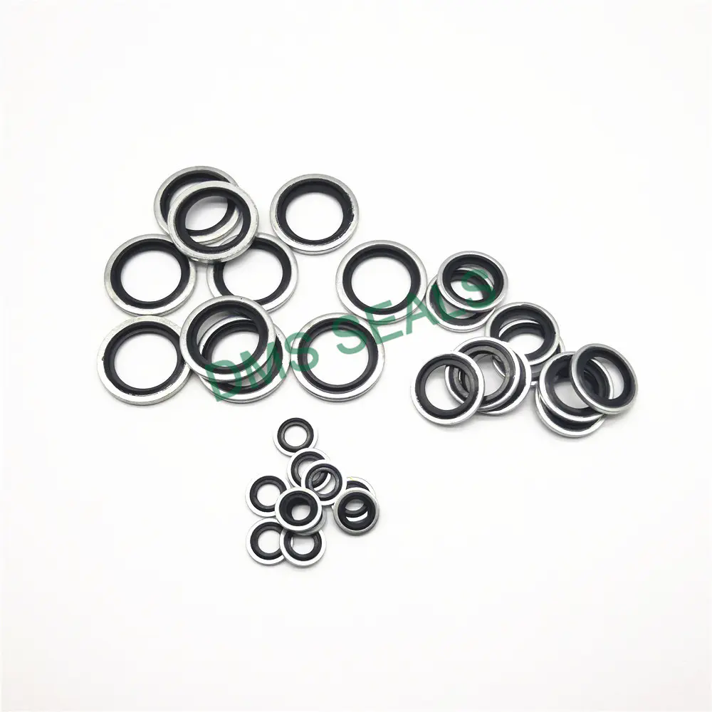 Self-centering dowty bonded seals washer