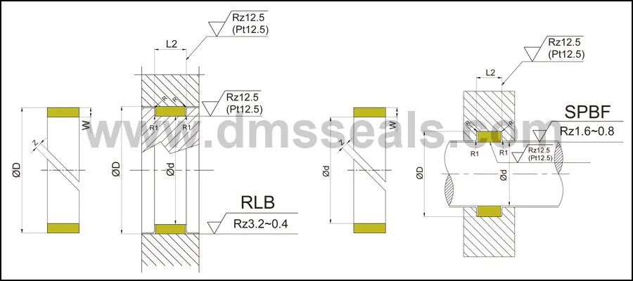 DMS Seals DMS Seals cylindrical roller bearing types supply as the guide sleeve