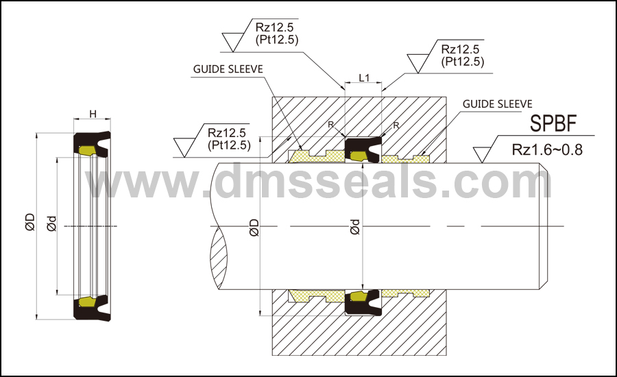 DMS Seal Manufacturer rod seal o ring