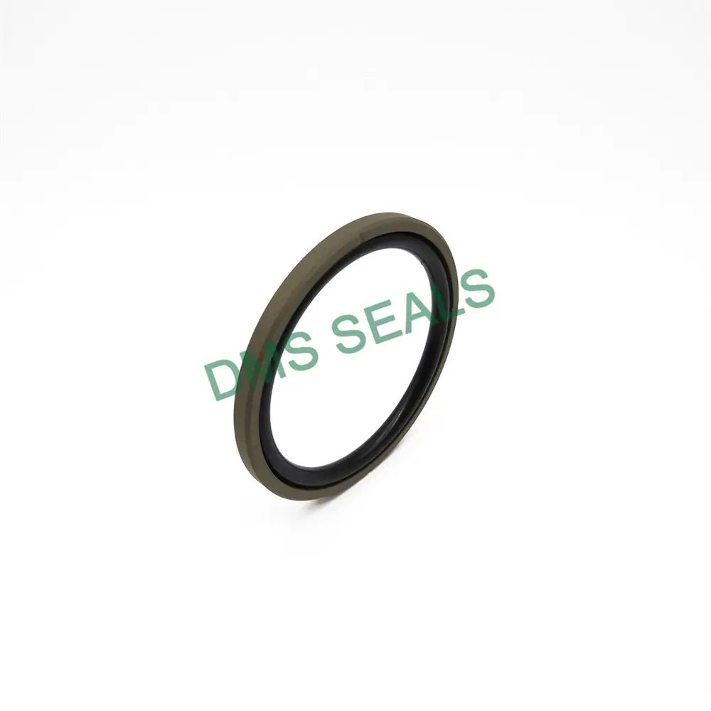 GSF Straight Groove- Bronze PTFE Hydraulic Piston Seal glyd ring with NBR/FKM O-Ring