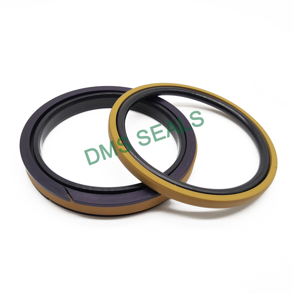 Yellow SPGW - Hydraulic o-ring seal compact and combined Piston Seal with PTFE NBR and POM