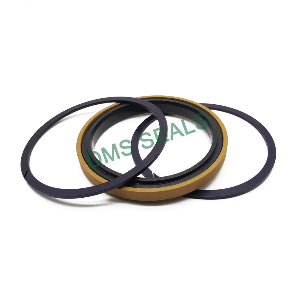 Yellow SPGW - Hydraulic o-ring seal compact and combined Piston Seal with PTFE NBR and POM
