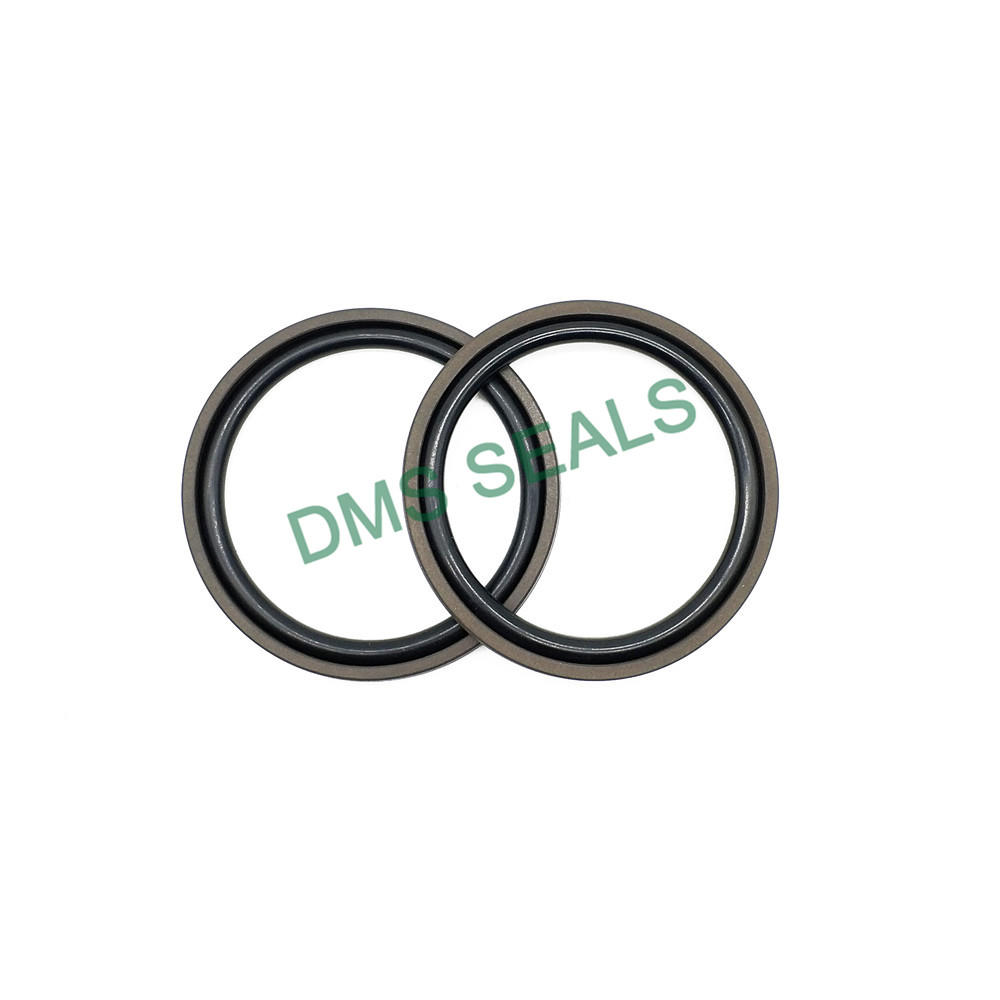 Brown Color PTFE Bronze Excavator Hydraulic Cylinder Glyd Ring Seals Gsd